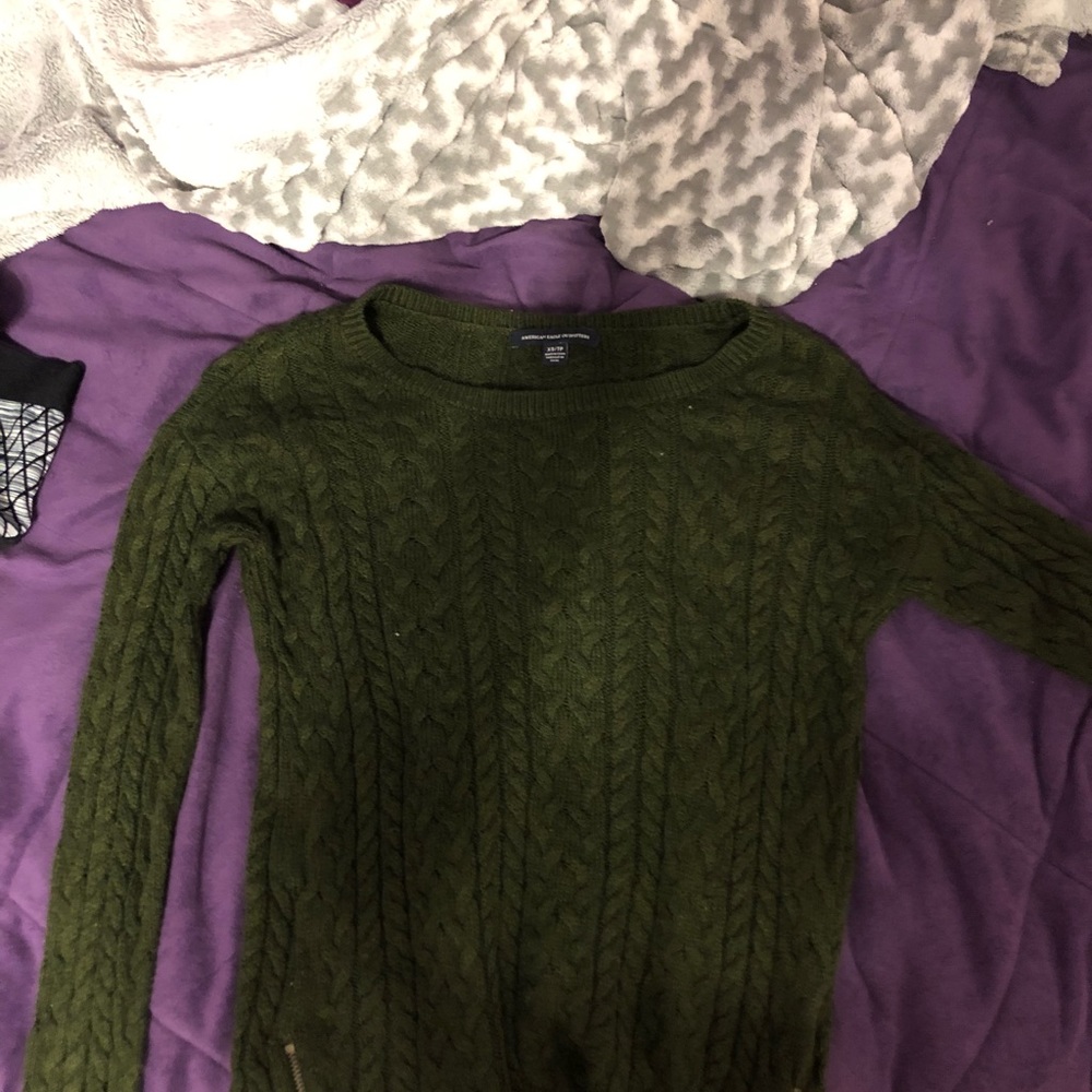 Army Green Sweater
